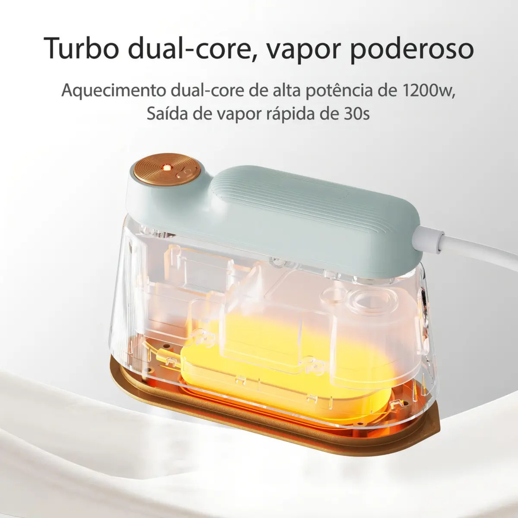 Ferro de Passar Portátil Gaabor Poket HM-M01A 1200W Cerâmica