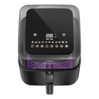 Air Fryer Dako 6L Visor Transparente Painel Touch 1500W Preta - 127V