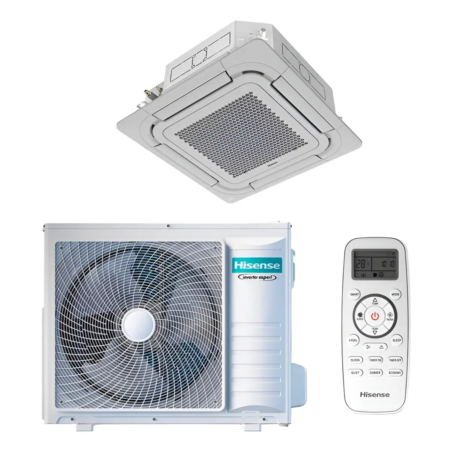 Ar Condicionado Cassete Inverter 36000 Frio Hisense