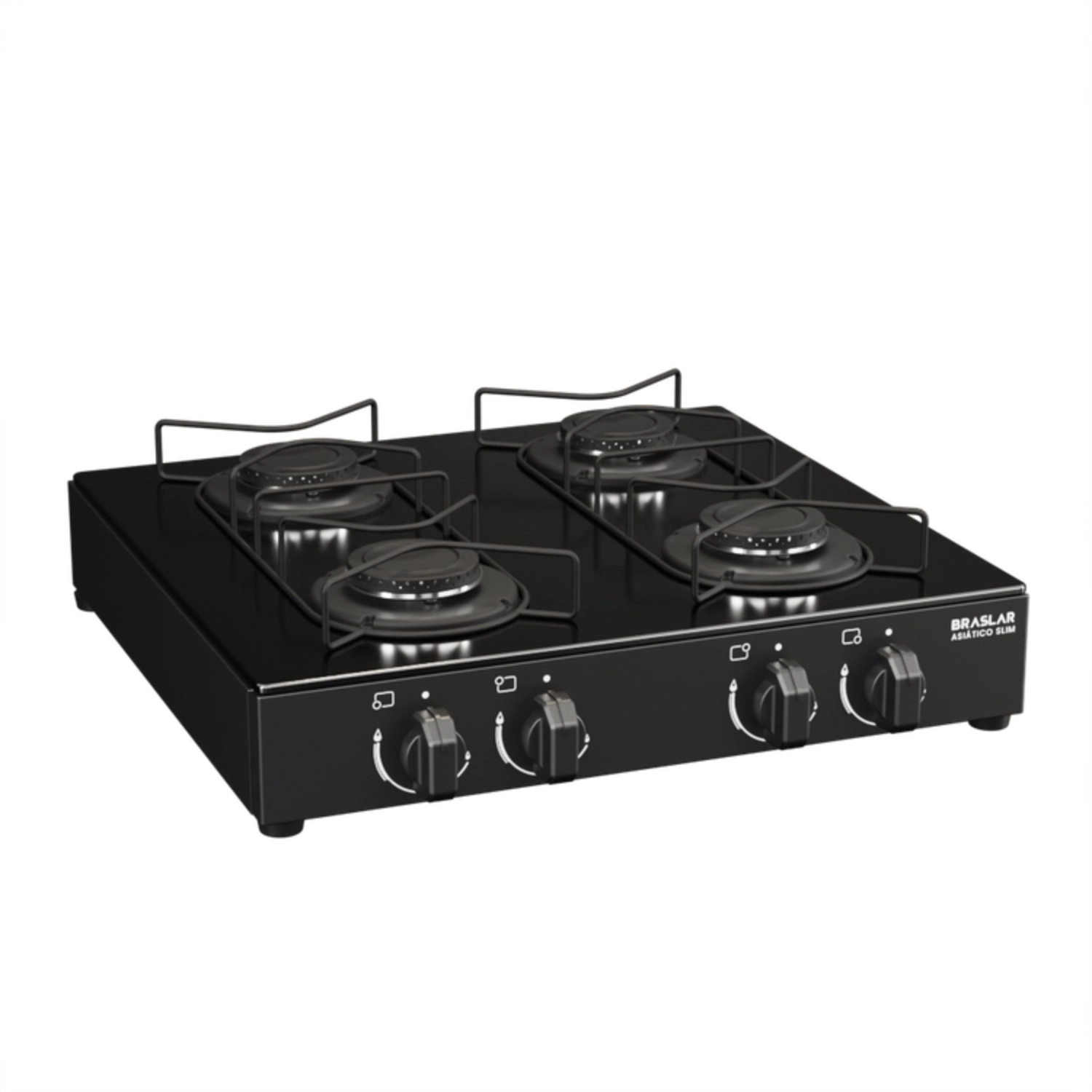 Fogão de Mesa 4 Bocas Braslar — Preto