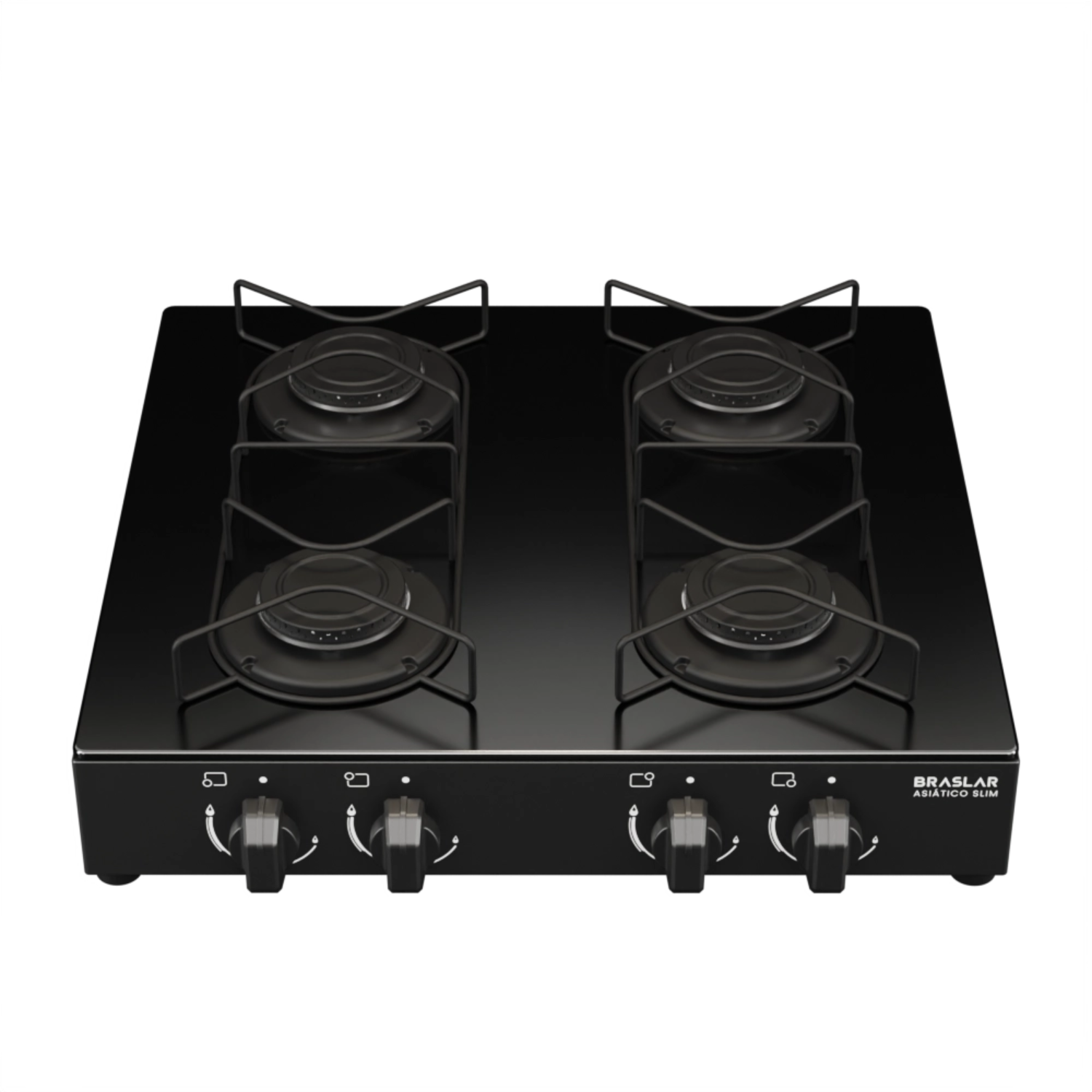 Fogão de Mesa 4 Bocas Braslar — Preto
