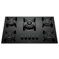 Cooktop 5 Bocas a Gás Atlas UTop Mesa de Vidro 2 Mega Chamas Preto