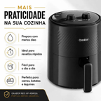 Air Fryer Fritadeira Elétrica Gaabor Neo 4L 1300W Sem Óleo Preta