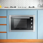 Forno de Embutir Elétrico Atlas U Top 44L Grill Timer Preto